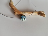 Hematyt NASZYJNIK DRZEWKO SZCZĘŚCIA