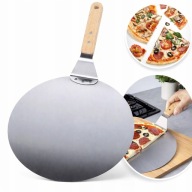 Łopata DO PIZZY chleba wypieków szufla taca okrągła łopatka stalowa 30,5 cm