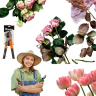 SEKATOR DO KWIATÓW, GAŁĘZI Z PRZEKŁADNIĄ V-SERIES, OSTRZE KOWADEŁKOWE