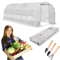 FOLIA ZAMIENNA NA TUNEL FOLIOWY FOLIAK GRUBA PE150G/M UV4 18M2 + GRATIS