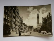 GDAŃSK - Długi Targ - stara pocztówka