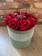 Flower box - kwiaty w pudełku - hand made - sztab Wolin