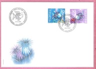 Szwajcaria 2001, FDC sztuka, literatura, bajki Marcus Pfister TĘCZOWA RYBKA