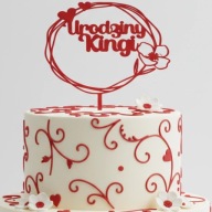 topper na tort dekoracja RÓŻNE KOLORY PERSONALIZACJA!!!