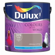 DULUX ŚWIATA FARBA LATEKSOWA ŚCIENNA Różowy a Brąz 2,5L