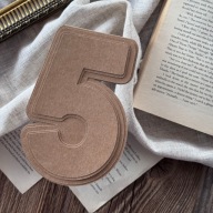 Zestaw baza do kartki 5 – kraft handmade – prezent urodzinowy – 3 wzorniki