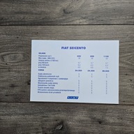 Fiat Seicento SX Citymatic Sporting cennik i dane techniczne j.Polski