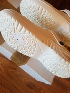 Białe klapki gumowe damskie rozmiar 41