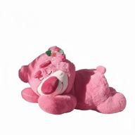 PLUSZAK MIŚ PRZYTULANKA MASKOTKA RÓŻOWY WALENTYNKI DO POKOJU DLA DZIECI