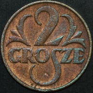 2 grosze 1933 - przyzwoity egzemplarz