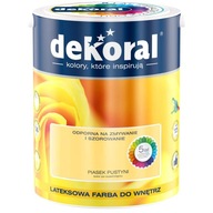 Dekoral MOC KOLORU Farba lateksowa do wnętrz piasek pustyni 2,5L