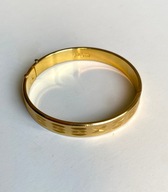 Bransoleta vintage złota sygnowana Chow's