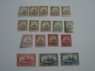 KOLONIE NIEMIECKIE MARSHALL - INSELN ZESTAW CZYSTY MH*/MNH*