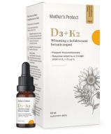 Mothers Protect Witamina D3 + K2 10 ml Suplement krople odporność bio olej