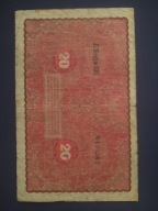 20 marek polskich 1919 seria EB średni stan (B6)