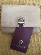 Damski beżowy portfel Aiger