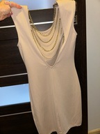 Sukienka z łańcuszkami na plecach S/M