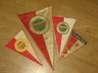 SK SLAVIA PRAHA zestaw proporczyków z PRL