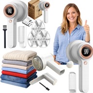 ELEKTRYCZNA GOLARKA DO UBRAŃ TKANIN SWETRÓW ODZIEŻY USB MOCNA EKRAN