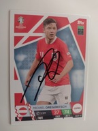Karta topps match attax autograf Austria Euro 2024 Michael Gregoritsch