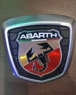 EMBLEMAT NA TYŁ DO SAMOCHODU FIAT 500 ABARTH 2007-