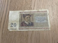 Belgia - 20 franków - 1956