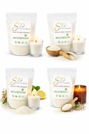 Wosk do świec sypanych wosk perłowy do świec 1 kg ECO SNOW + Knoty GRATIS