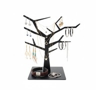 Elegancki metalowy stojak ekspozytor loft na biżuterię kolczyki łańcuszki