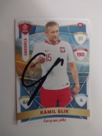 Karta panini autograf Polska Kamil Glik PZPN
