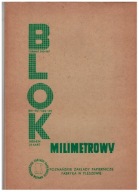 Blok milimetrowy Pleszew 26 kart (błąd!) kolekcjonerski Unikat PRL !
