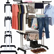 DUŻA SUSZARKA NA PRANIE STOJĄCA WIESZAK STOJAK NA UBRANIA BIELIZNĘ MOCNA XL