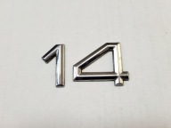 ZNACZEK EMBLEMAT NAPIS LOGO CYFRA CYFRY LICZBA 1 4 ALFA ROMEO 147