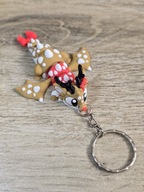 Breloczek Smok Renifer 3d - Brelok Druk3d fidget Keychain mixGadzet