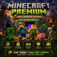 Minecraft Premium PC | Pełna wersja | Java & Bedrock | Natychmiast