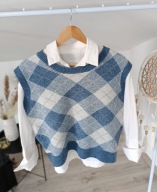 Kamizelka bezrękawnik w romby 38 M