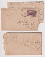 USA XIX w. 1894 Mill..? Delaware znaczek Columbus list w środku