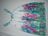 Szyfonowa luźna tunika plażowa XL