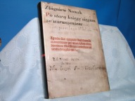 NOWAK PO STARĄ KSIĘGĘ SIĘGAM REPRODUKCJE TWARDA stan BDB FOLIA!