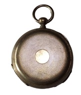 Przedwojenny męski zegarek kieszonkowy w srebrnej kopercie / srebro nr 22