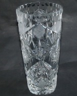 WAZON KRYSZTAŁOWY Z CZASÓW PRL 20 cm.