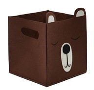 ORGANIZER FILCOWY PUDEŁKO POJEMNIK NA ZABAWKI do Regału KALLAX 30x30 MISIU