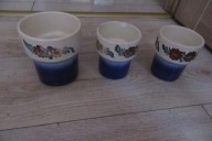 ZESTAW FAJANS 3 POJEMNIK