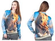 BLUZA 3D PRINT NADRUK ROZM. M