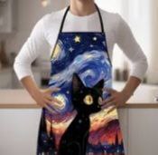 Fartuch kuchenny fartuszek koty uroczy kolorowy anime śmieszny prezent kat