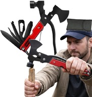 MOOLITOOL 17W1 SIEKIERKA SURVIVAL MULTITOOL ZBIJAK CZERWONA + GRATIS EBOOK