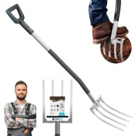 WIDŁY GOSPODARCZE OGRODOWE DO OBORNIKA SŁOMY SIANA CELLFAST HARTOWANE STAL