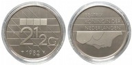 HOLANDIA 2 1/2 GULDENA 1982 PROOF / nakład 10.000 sztuk