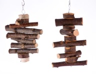 2x gryzak wiszący kolba zabawka