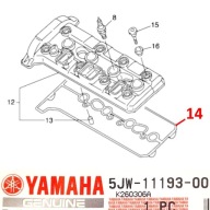 Uszczelka pokrywy zaworów zaworowej Yamaha FJR 1300 5JW-11193-00