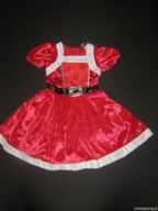 Strój kostium przebranie PANI MIKOŁAJOWA ŚNIEŻYNKA 5-6 lat 110-116cm GEORGE